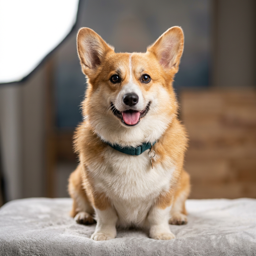 Pembroke Welsh Corgi dog portrait